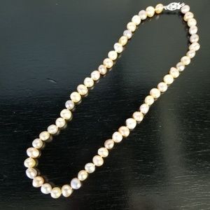 7-8mm Natural Color Freshwater Pearl Necklace